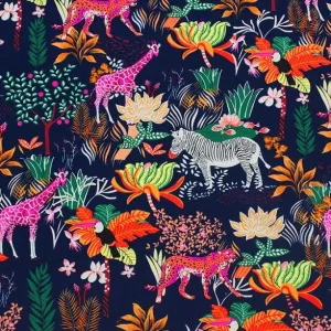 Wild Safari Printed Spandex | Blue Moon Fabrics