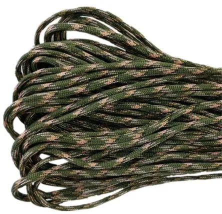 100 ft Strong7-Strand Camping Rope Minimum Breaking Strength 550lb