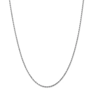 14KT GOLD 2MM DIAMOND VUT ROPE CHAIN - 4 LENGTHS AVAILABLE