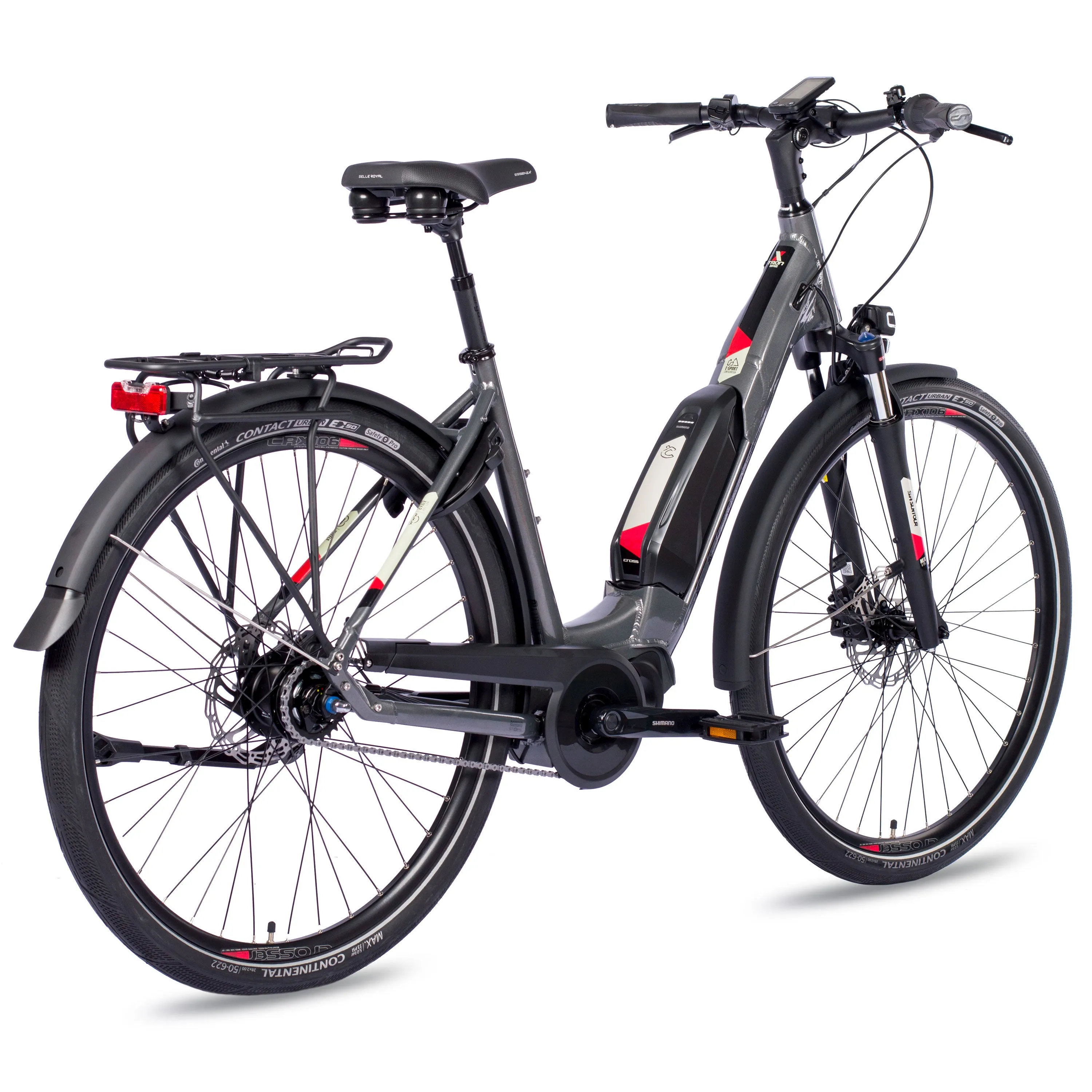 28 Zoll E-Bike City Fahrrad LS WAVE X-Tron SR2 SHIMANO STеPS E-5000 418Wh 5 GANG SHIMANO NEXUS INTER