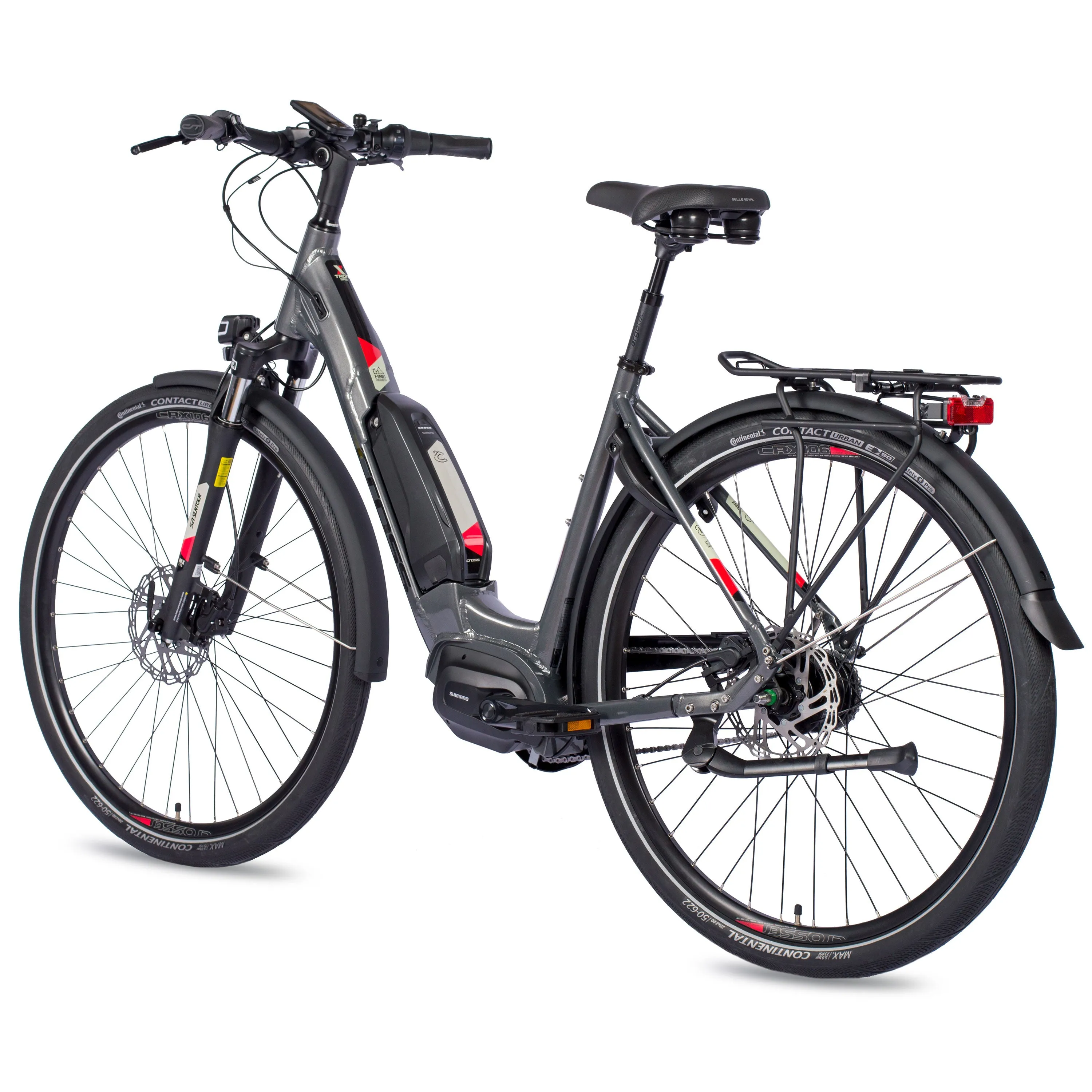 28 Zoll E-Bike City Fahrrad LS WAVE X-Tron SR2 SHIMANO STеPS E-5000 418Wh 5 GANG SHIMANO NEXUS INTER