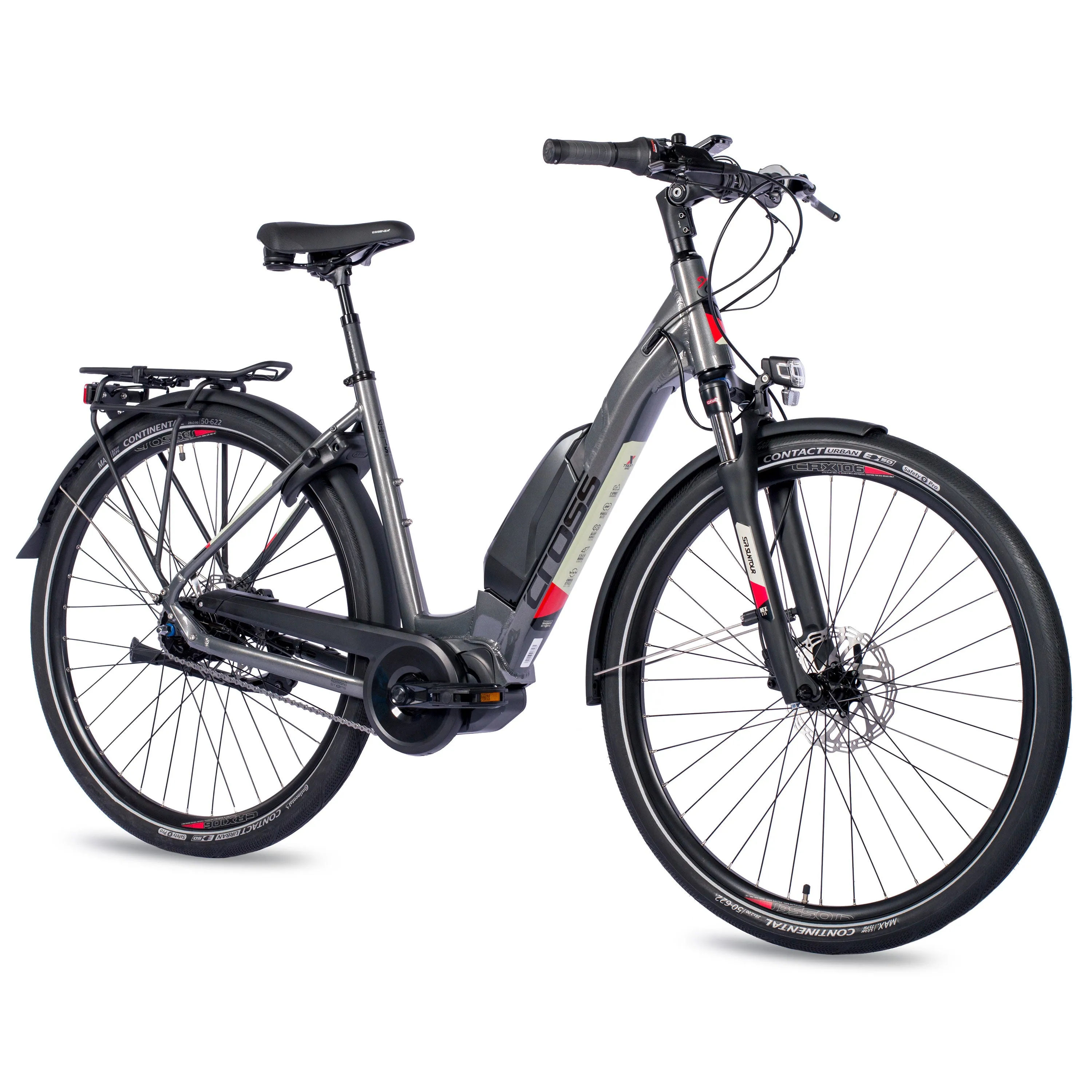 28 Zoll E-Bike City Fahrrad LS WAVE X-Tron SR2 SHIMANO STеPS E-5000 418Wh 5 GANG SHIMANO NEXUS INTER