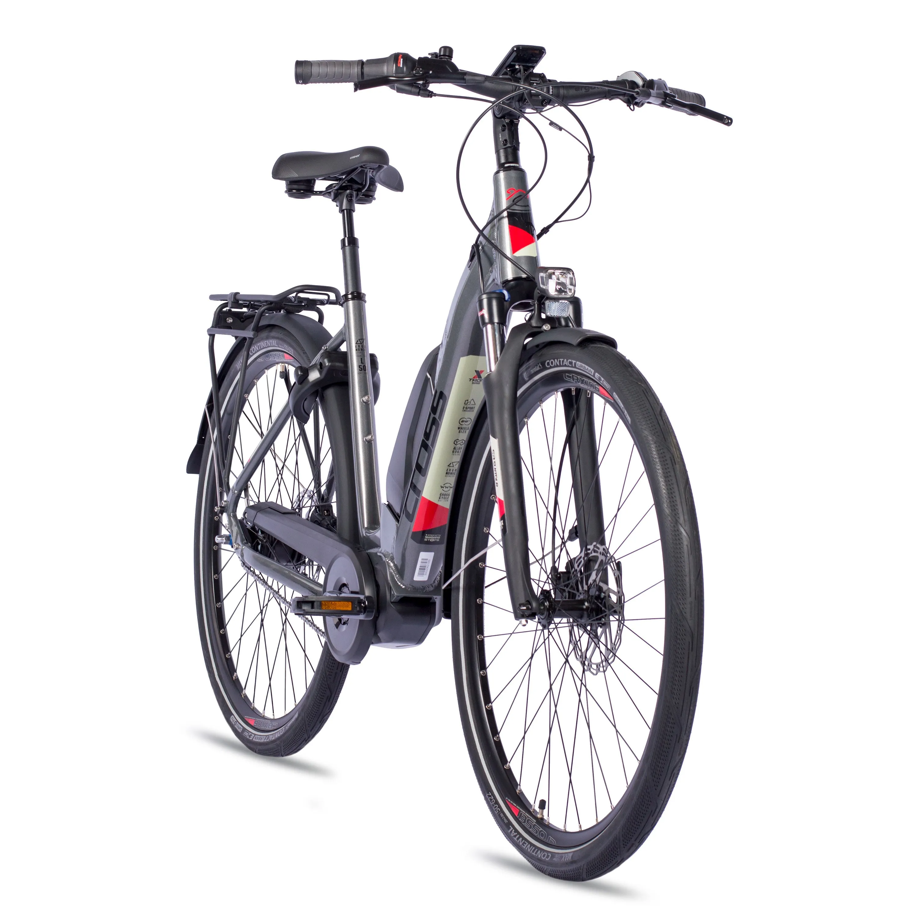 28 Zoll E-Bike City Fahrrad LS WAVE X-Tron SR2 SHIMANO STеPS E-5000 418Wh 5 GANG SHIMANO NEXUS INTER