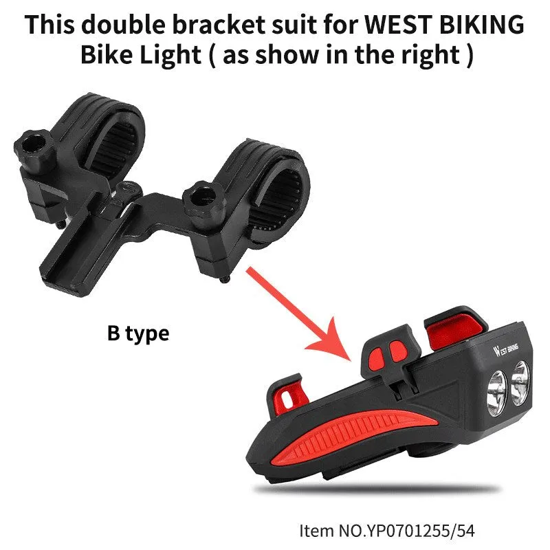 4 In 1 Bicycle Light Bracket Mount Bike Computer Mount Bracket Smart Sensor Bike Light Stand Bicycle Accessories