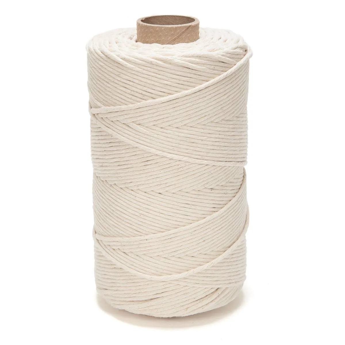 4mm Single Strand Cotton Organic White x 5lb