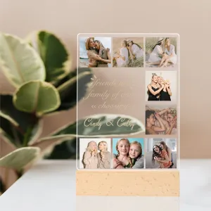 A special gift- Custom Photo Night Light, 8 photos & message! Create lasting memories!