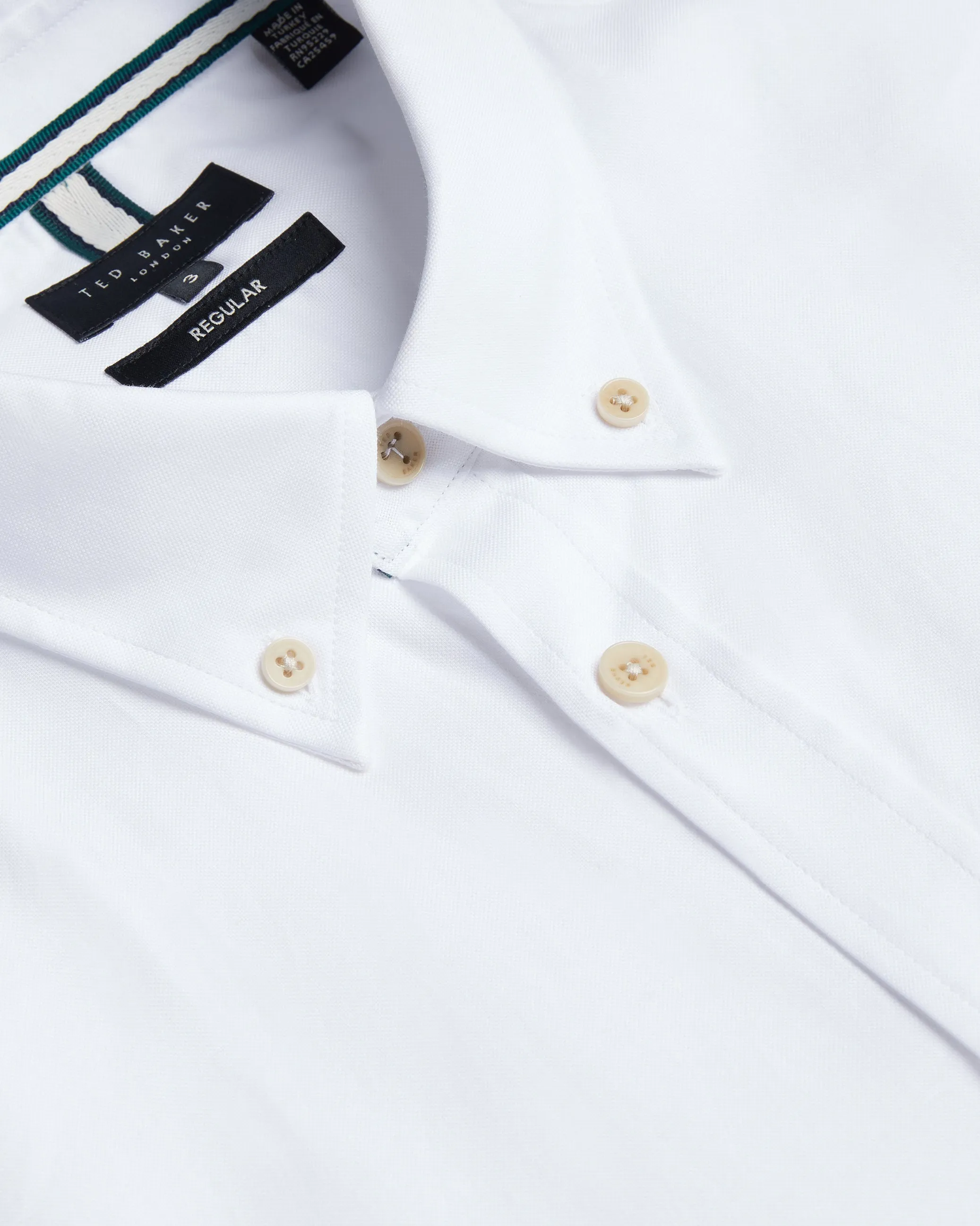 Allarde Ls Regular Branded Oxford Shirt White