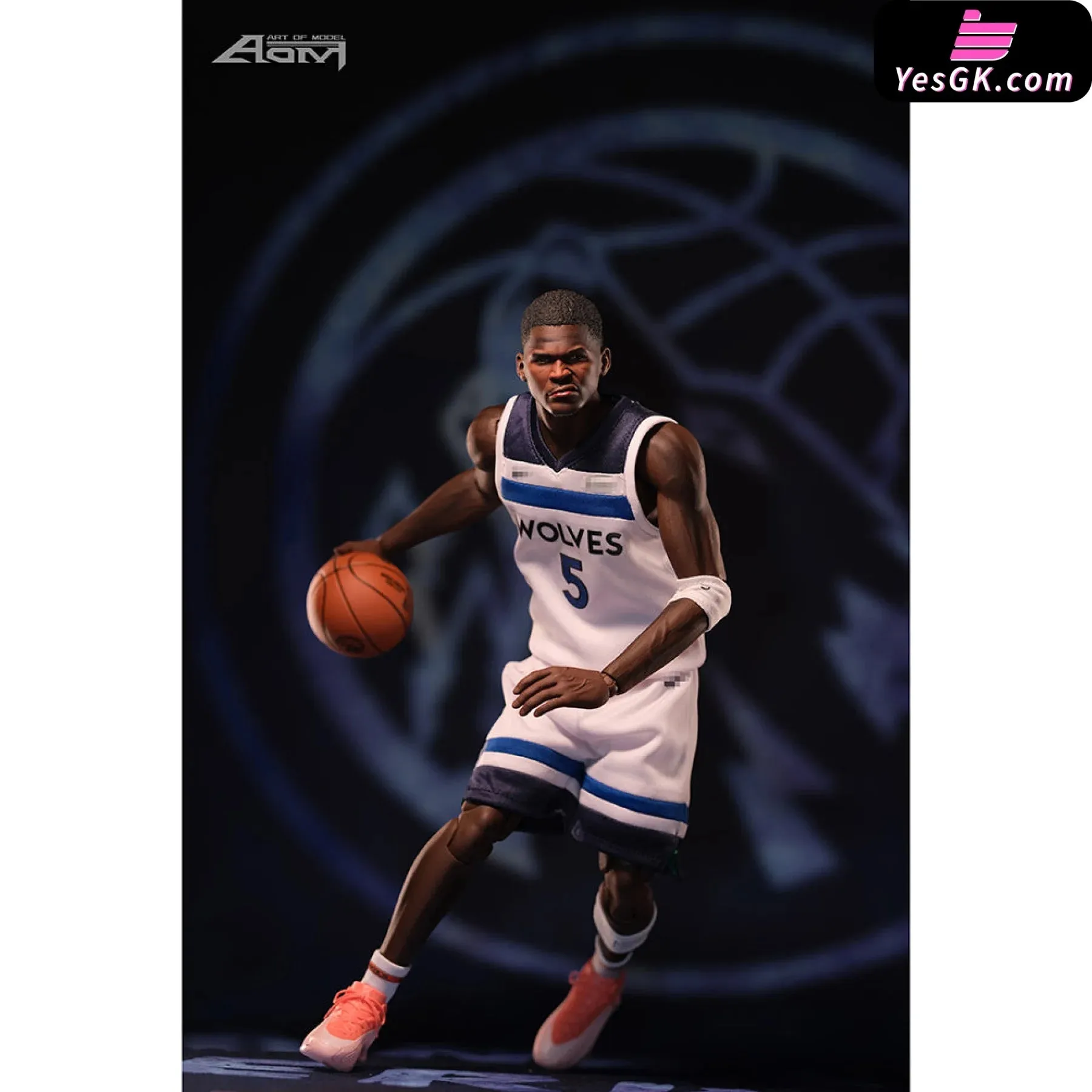 Anthony Edwards Playoffs Action Figure - AOM TOYS Studio [Pre-Order]