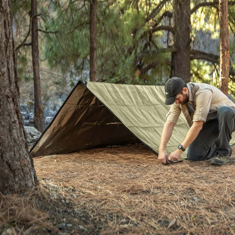 Arcturus XL Survival Blanket 8.5' x 12' - Desert Tan