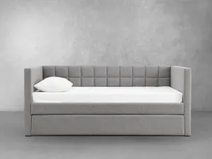 Aveline Upholstered Twin Daybed with Trundle