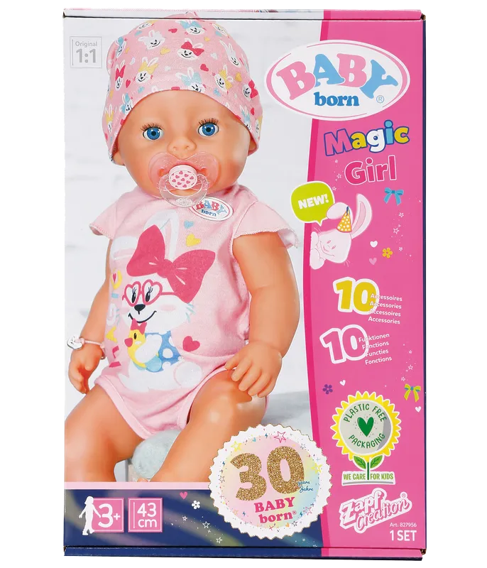 Baby Born 43cm Magic Girl Doll