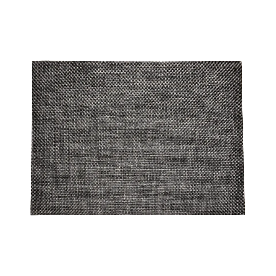 BASKETWEAVE 4' x 6' RUG, CARBON