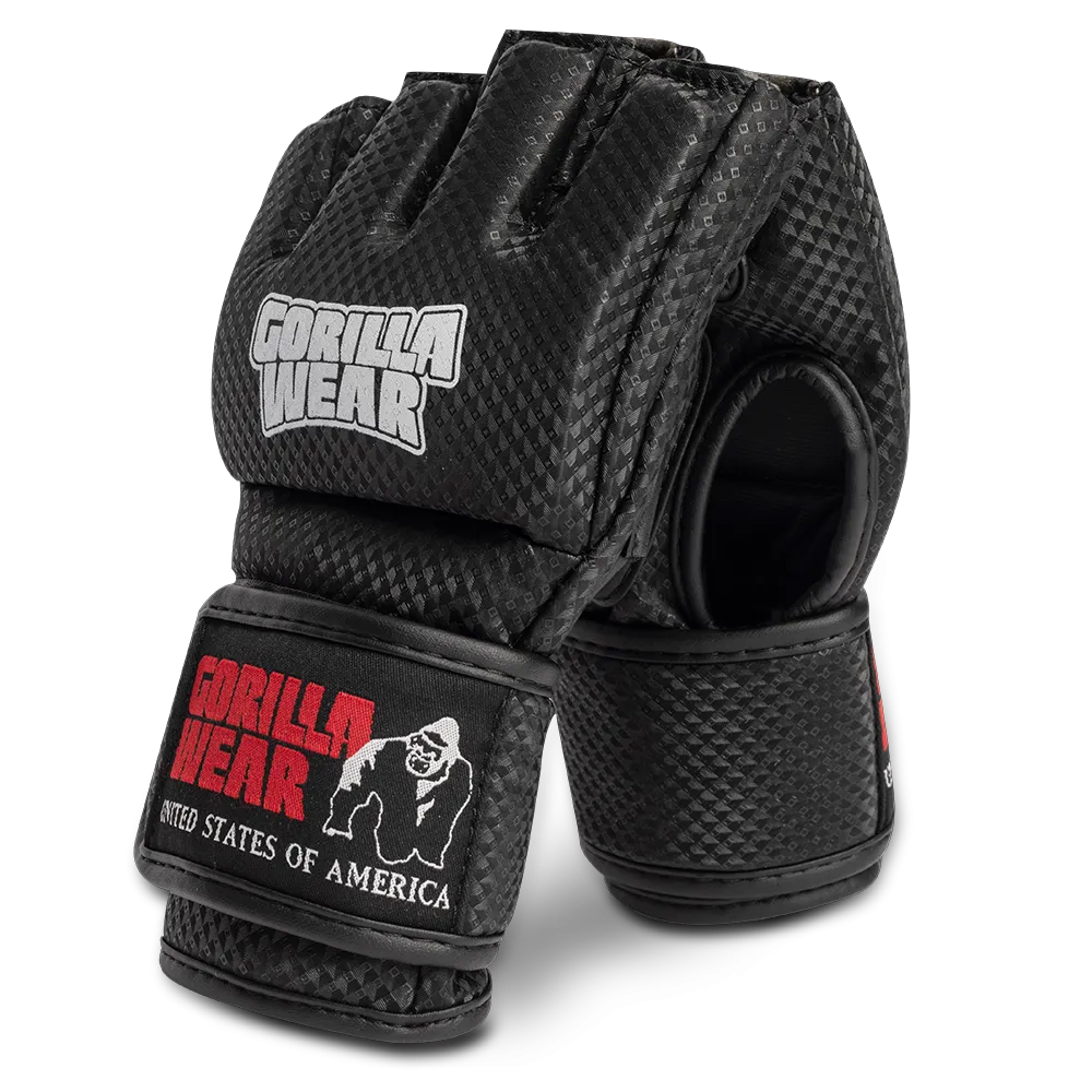 Berea MMA Gloves (Without Thumb) - Black/White