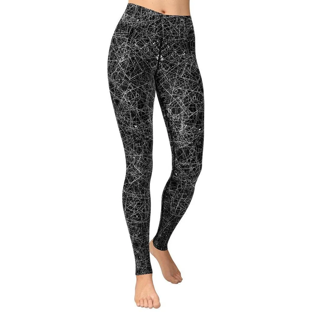 Blurred Lines Yoga Leggings