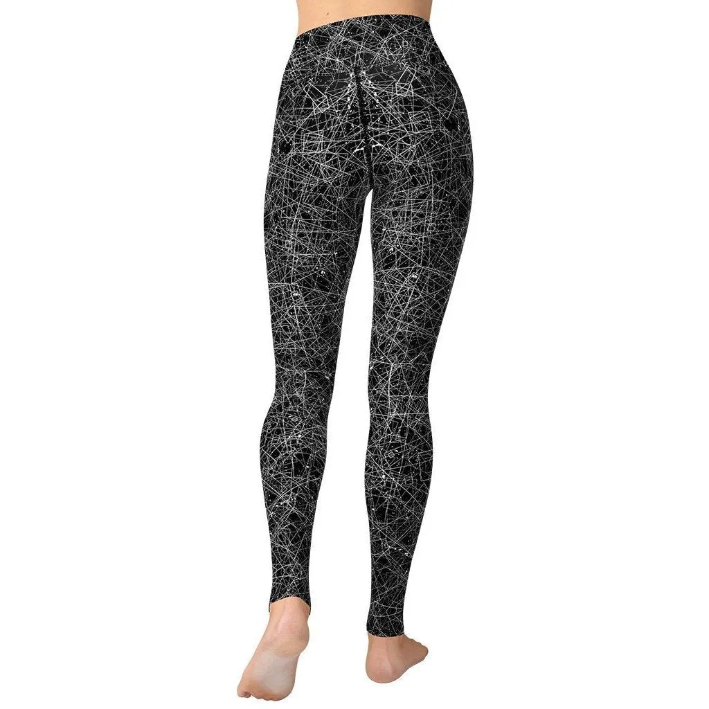 Blurred Lines Yoga Leggings