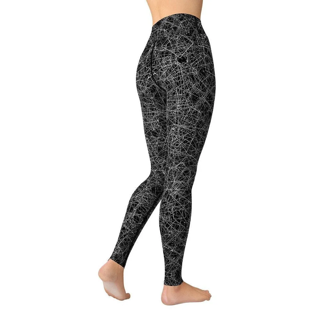 Blurred Lines Yoga Leggings