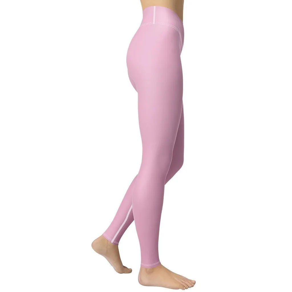 Blush Pink Yoga Leggings