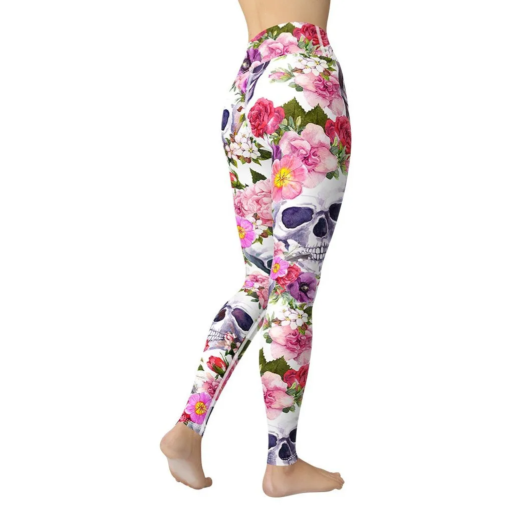 Boho Skull Yoga Leggings