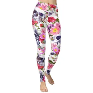 Boho Skull Yoga Leggings