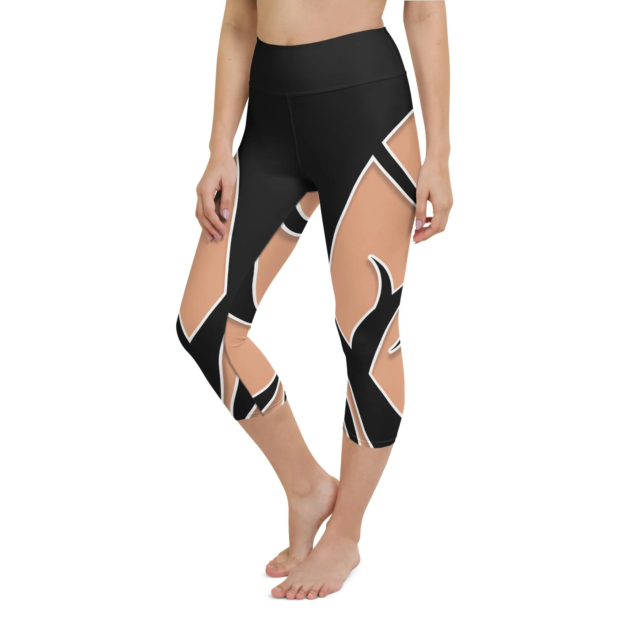 Bold Cut Outs Yoga Capris