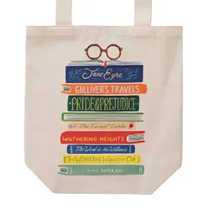 Book Club Canvas Tote by Rifle Paper Co