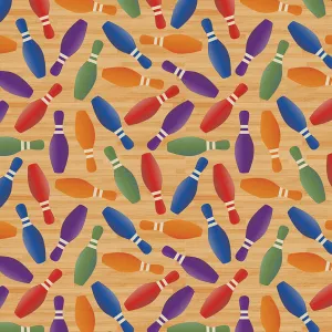 Bowling Pins - Multi/Tan