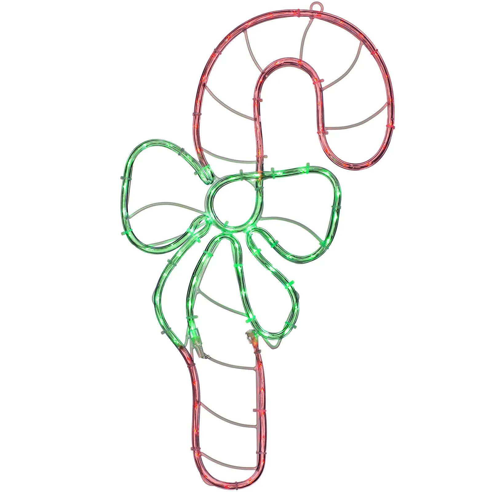 Candy Cane Rope Light Silhouette, 51 cm