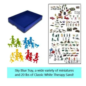 Complete Sand Play Introductory Set (Tray, Sand, & Miniatures) 2020