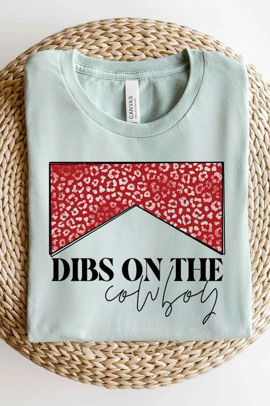 DIBS ONTHE COWBOY PLUS SIZE GRAPHIC TEE