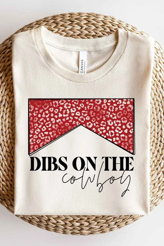 DIBS ONTHE COWBOY PLUS SIZE GRAPHIC TEE