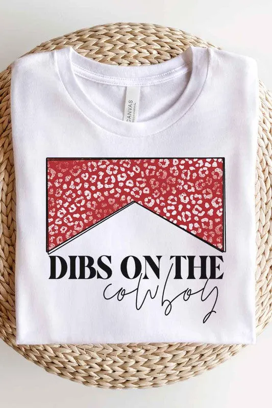 DIBS ONTHE COWBOY PLUS SIZE GRAPHIC TEE