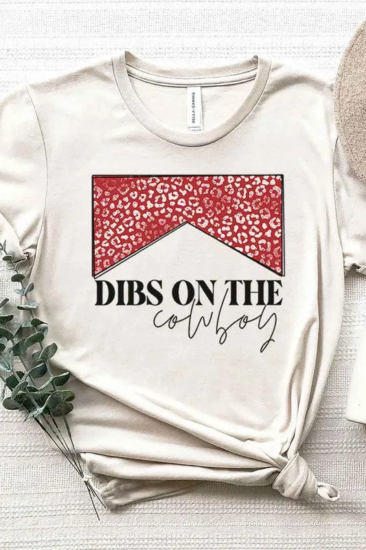 DIBS ONTHE COWBOY PLUS SIZE GRAPHIC TEE