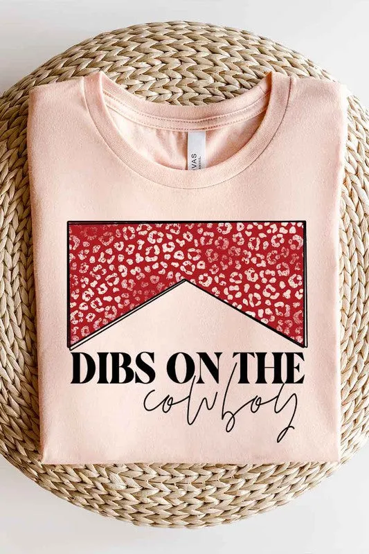 DIBS ONTHE COWBOY PLUS SIZE GRAPHIC TEE