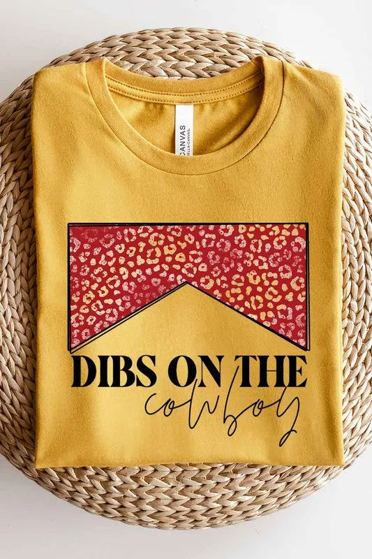 DIBS ONTHE COWBOY PLUS SIZE GRAPHIC TEE