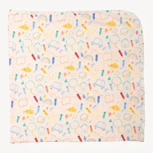 doodle pop modal baby blanket