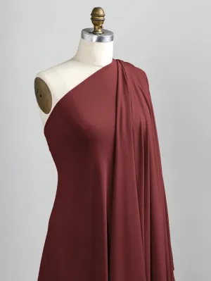 Drapey Tencel Modal Stretch Jersey Knit - Bordeaux - Swatch