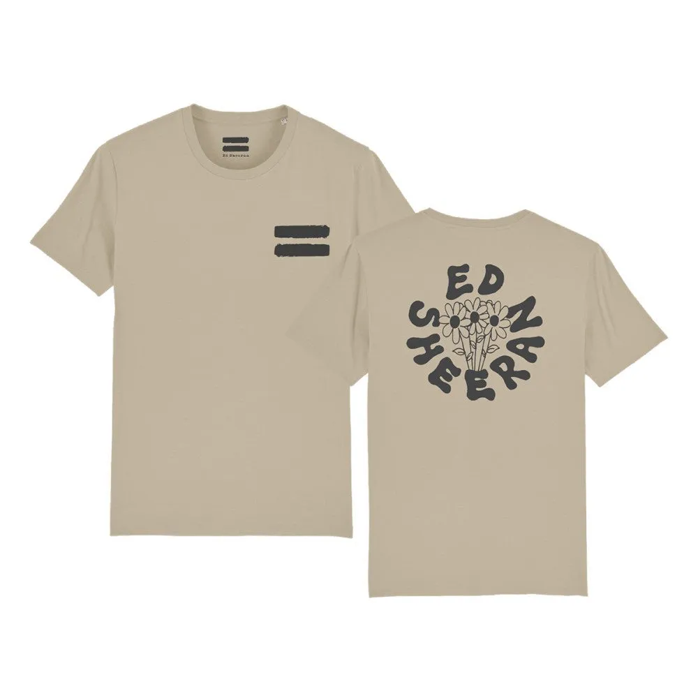 Equals A Bunch Of Flowers T-Shirt Natural