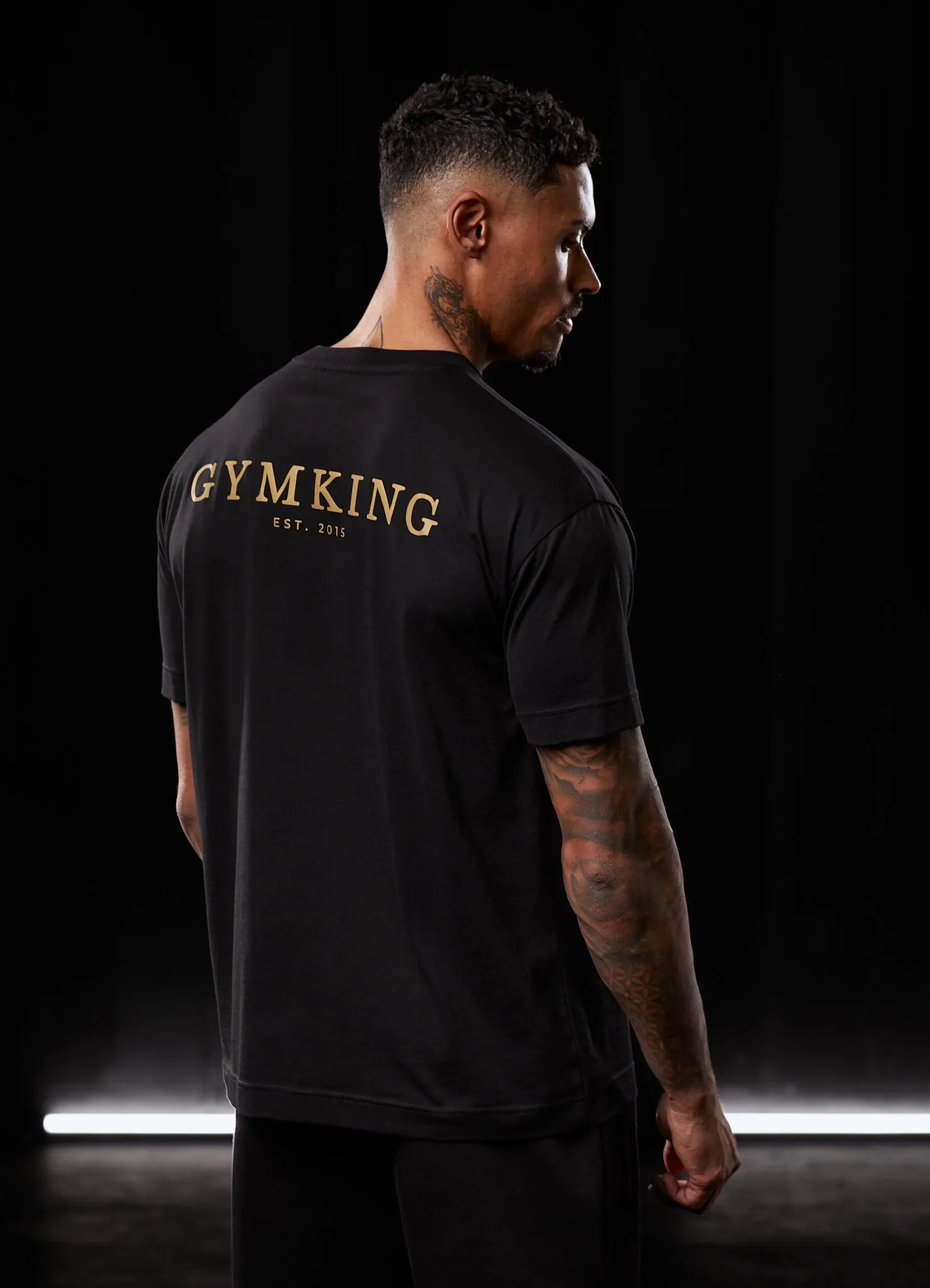 Gym King Established Tee - Black/Gold