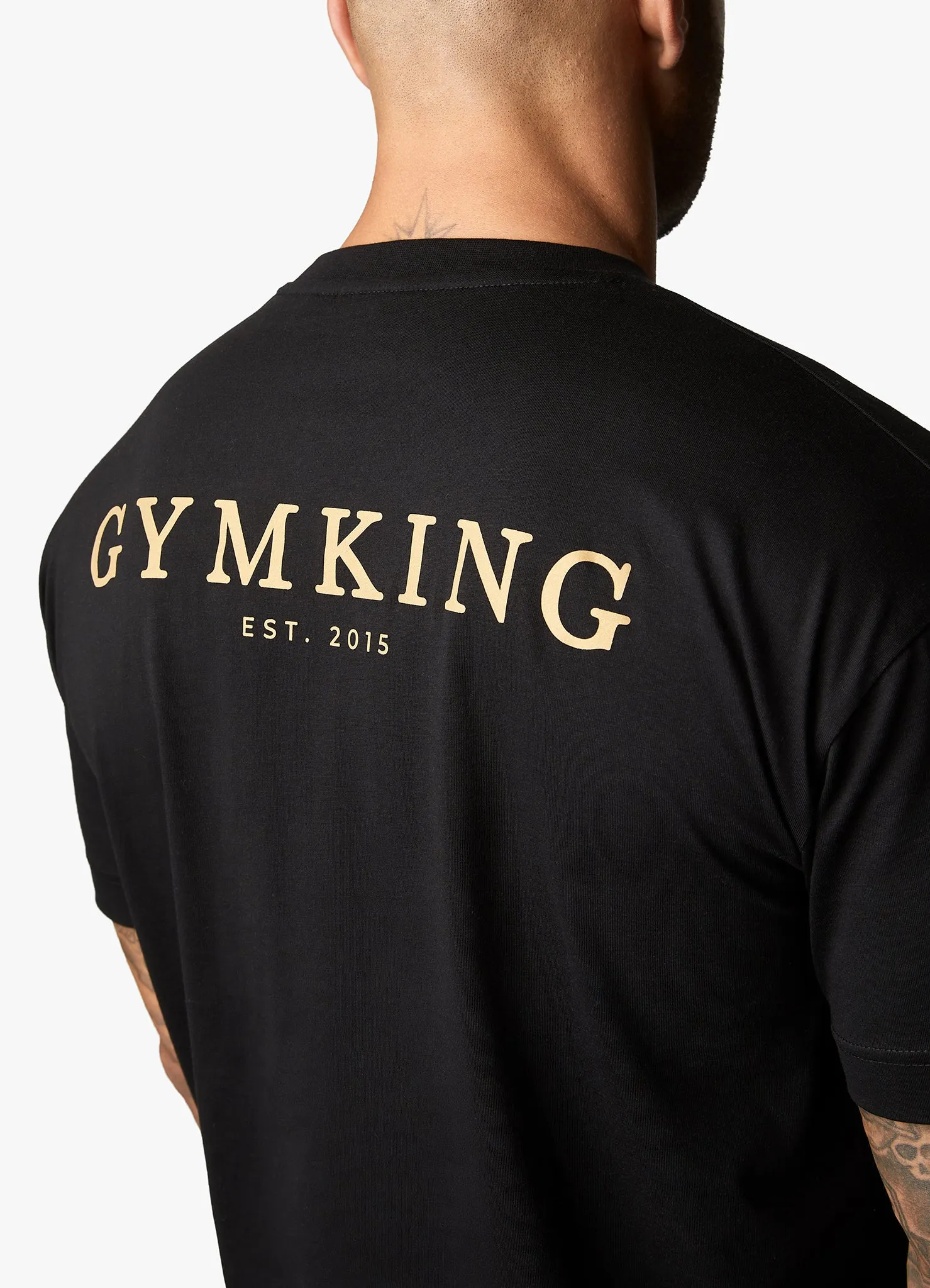 Gym King Established Tee - Black/Gold