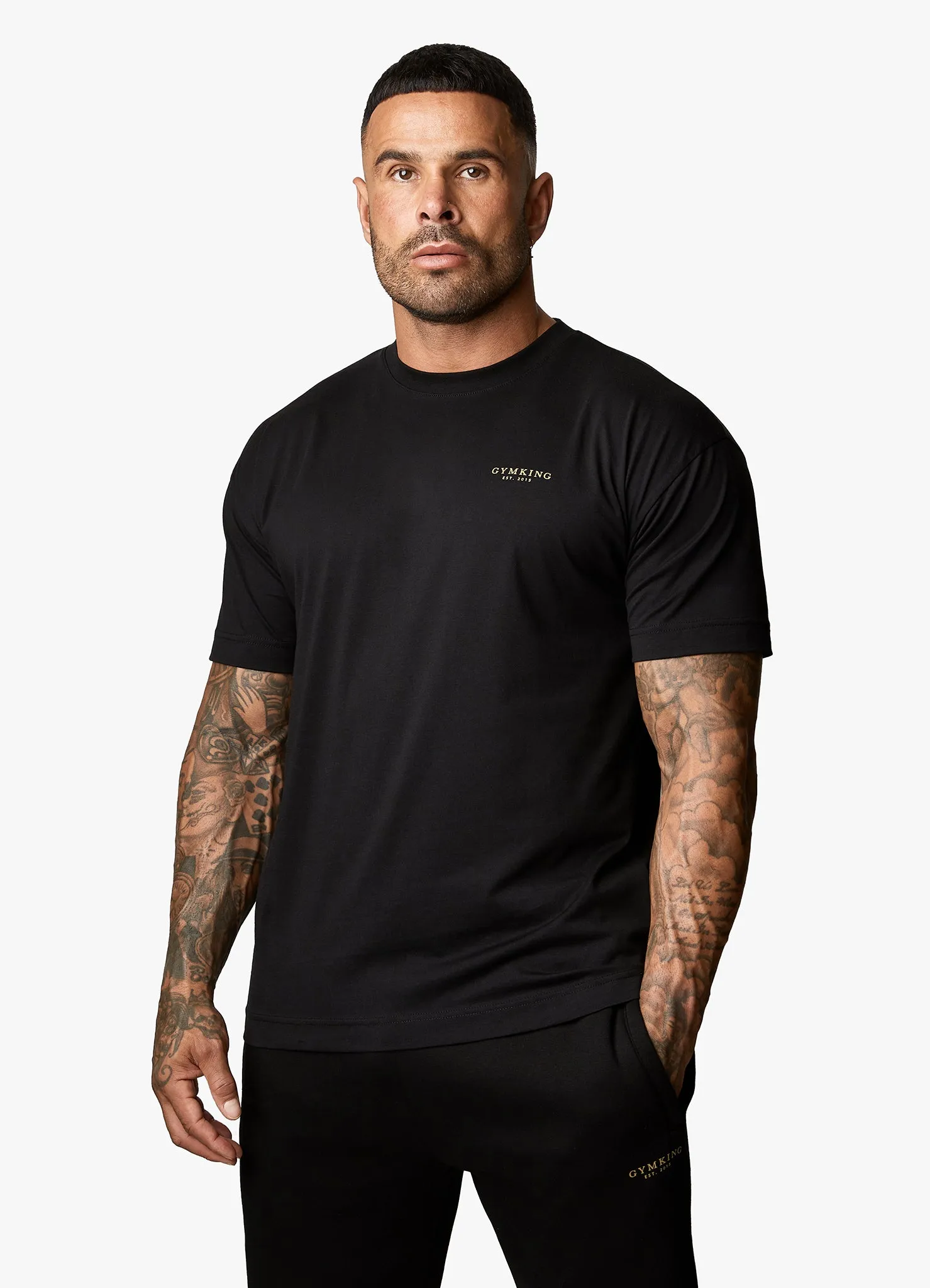 Gym King Established Tee - Black/Gold