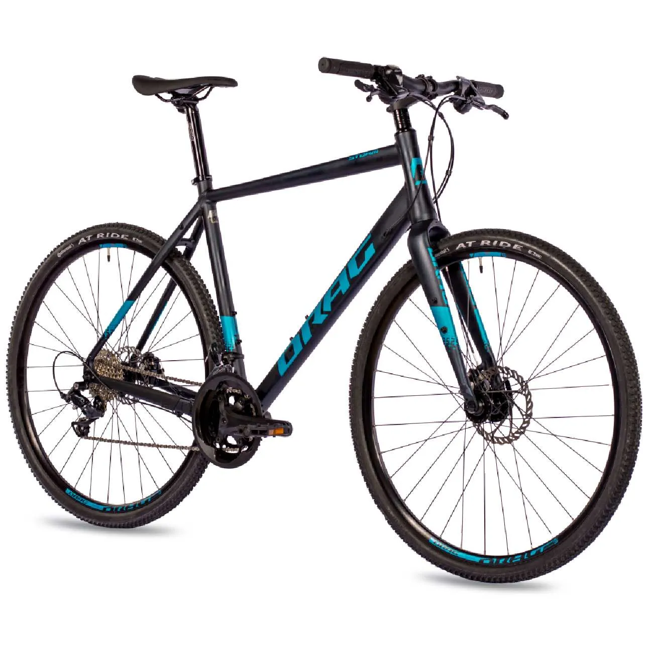 Herren 28 Zoll Gravel Fahrrad Storm 5.0 Shimano 2x9 Sora R3000 Blau Matt