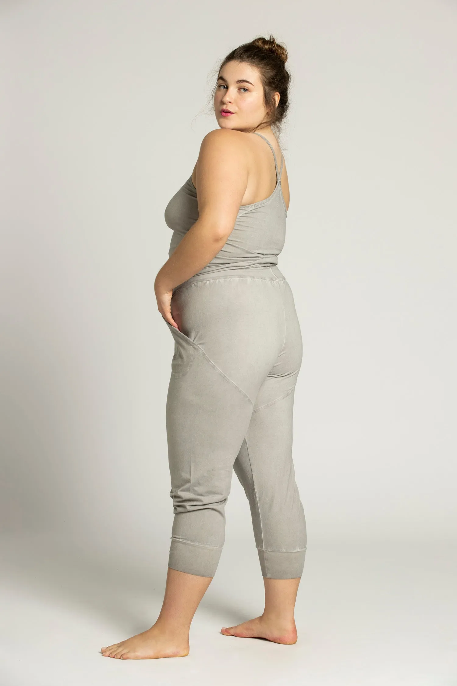 I'mPerfect Stonewash Yoga Jumpsuit 25%off