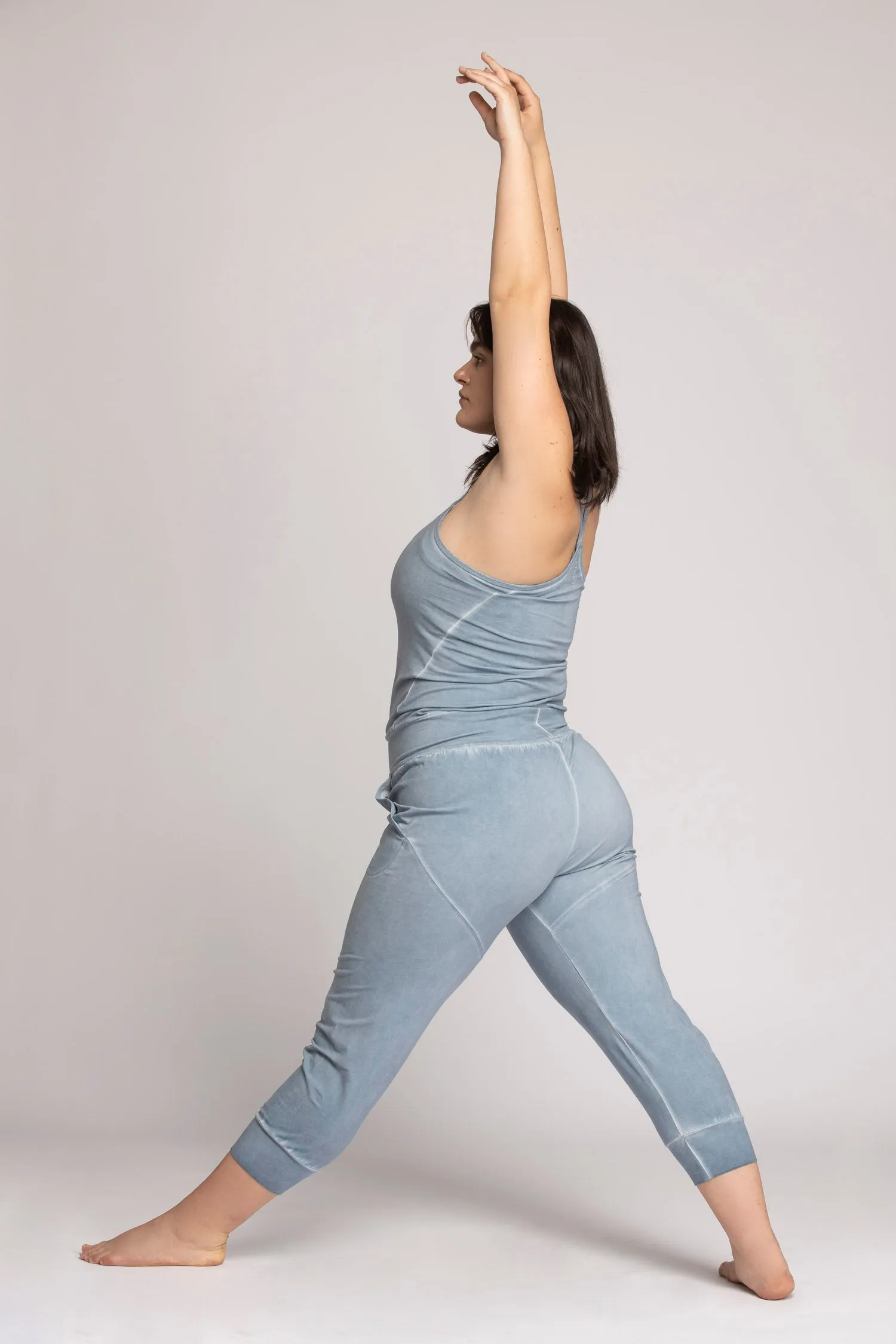 I'mPerfect Stonewash Yoga Jumpsuit 25%off