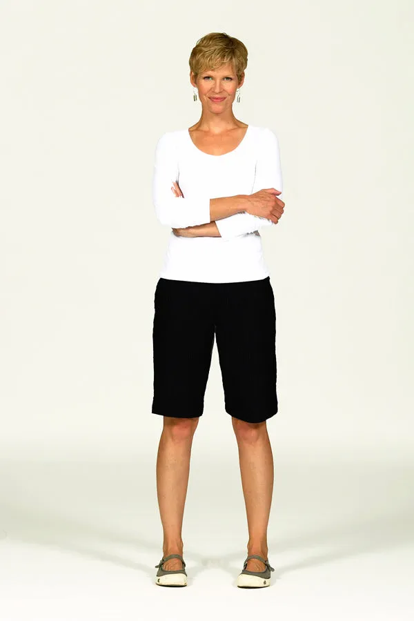 linen Bermuda shorts