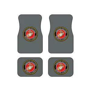 Marine Corps (Black) Car Mats (Set of 4)