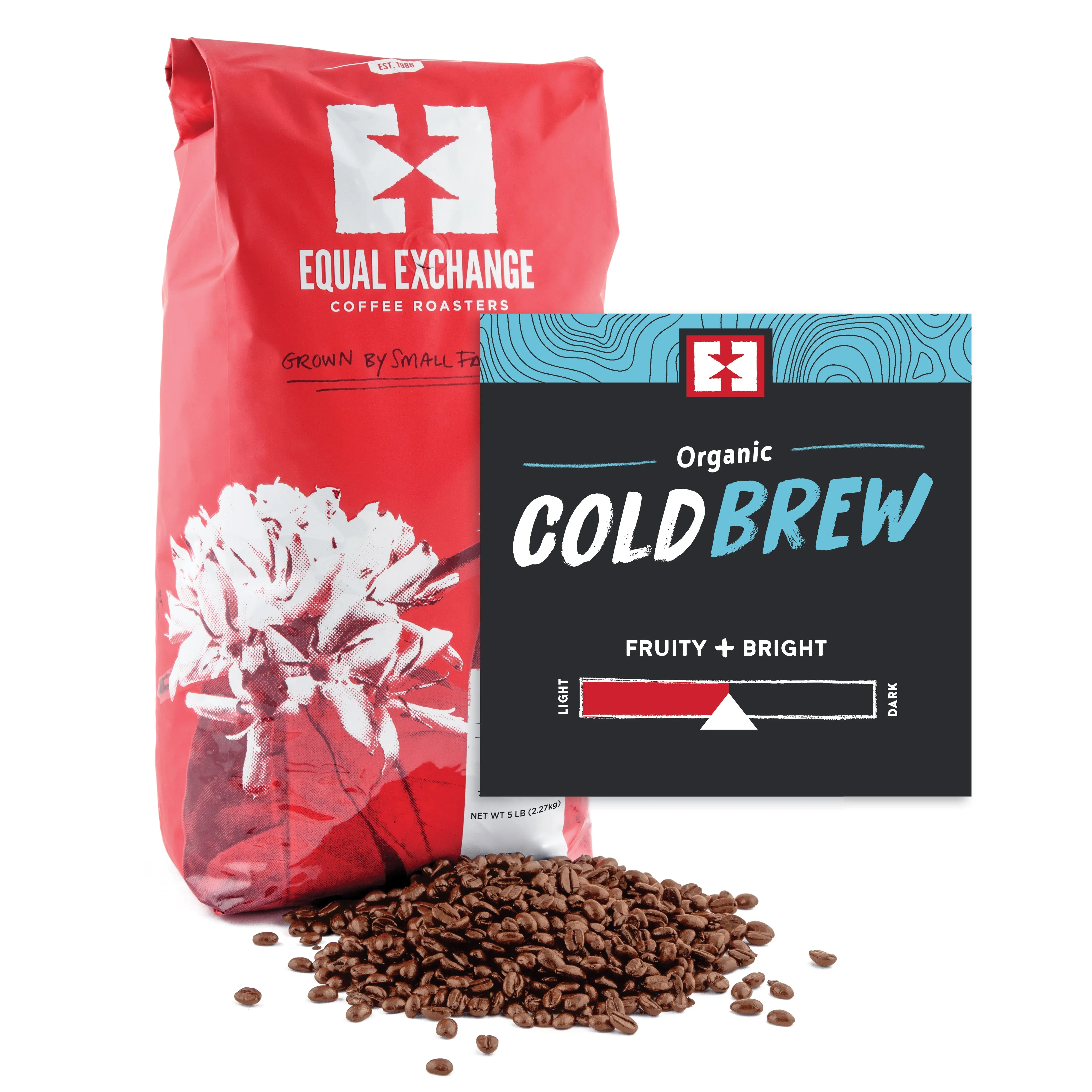 Organic Cold Brew Coffee, 5lb whole bean