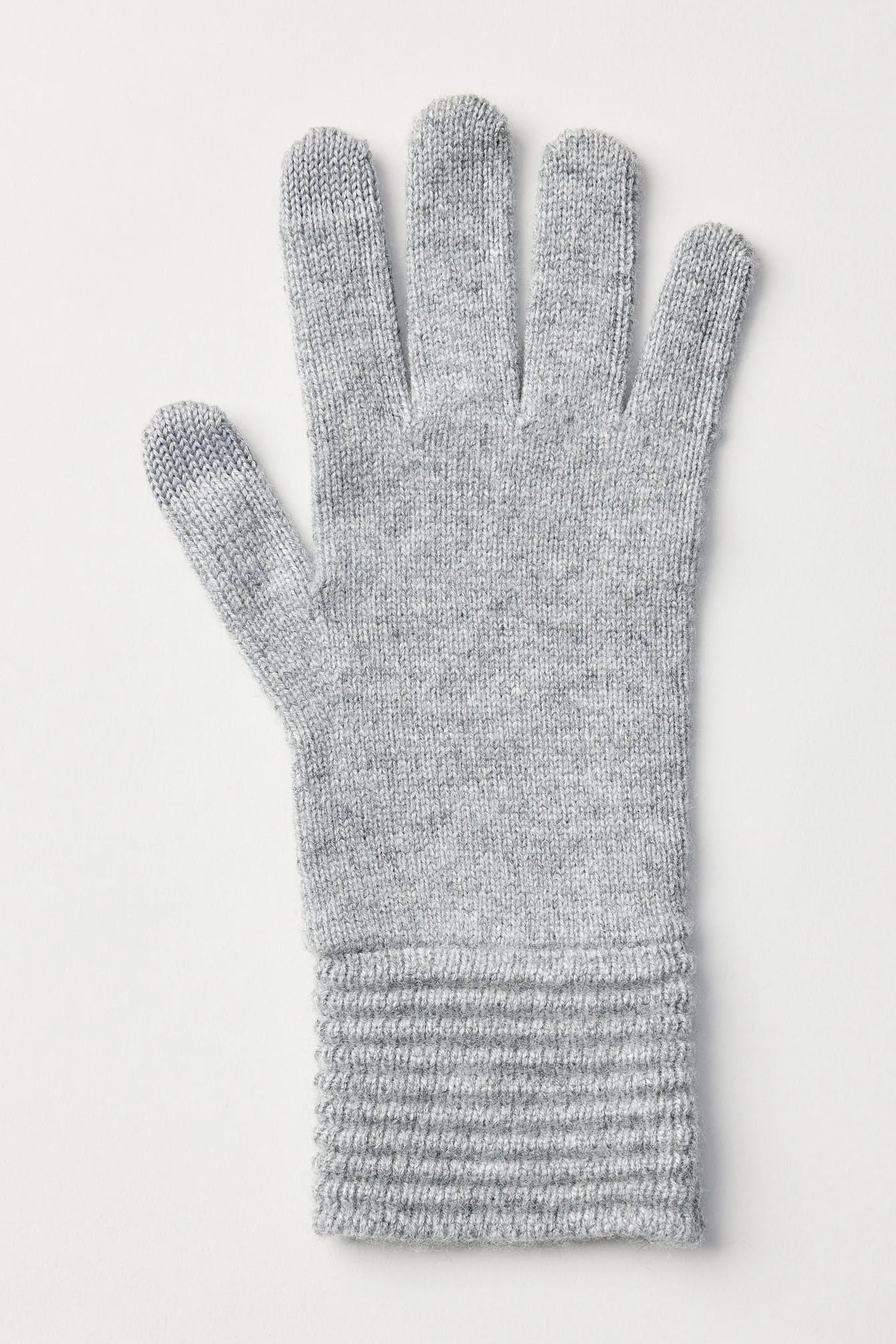 Ottoman Rib Gloves | Wool & Cashmere