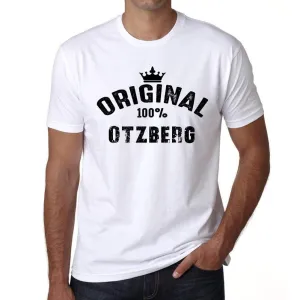 'otzberg, 100% German city white, Men's Short Sleeve Round Neck T-shirt 00001