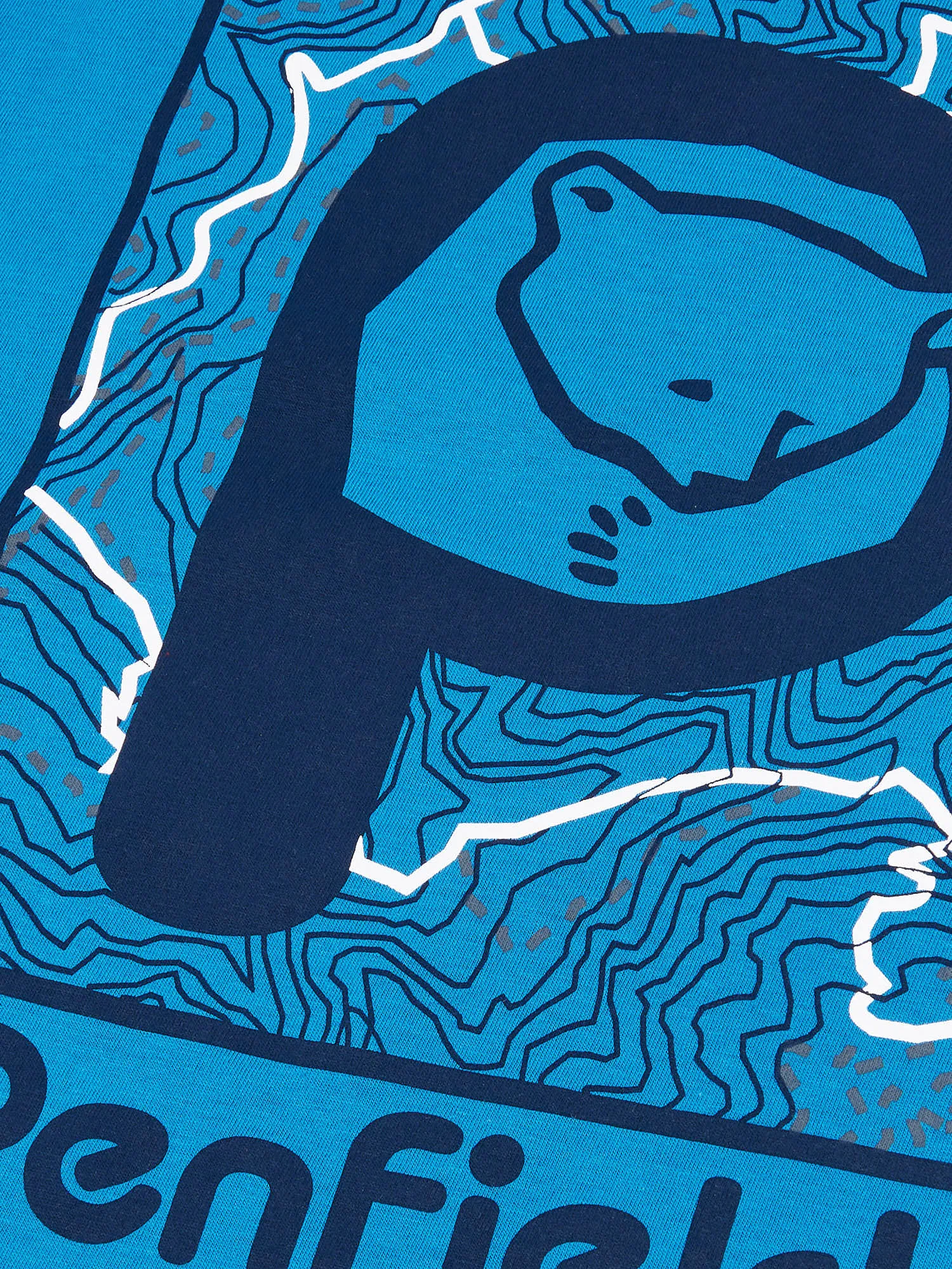 P Bear Graphic T-shirt in Vallarta Blue