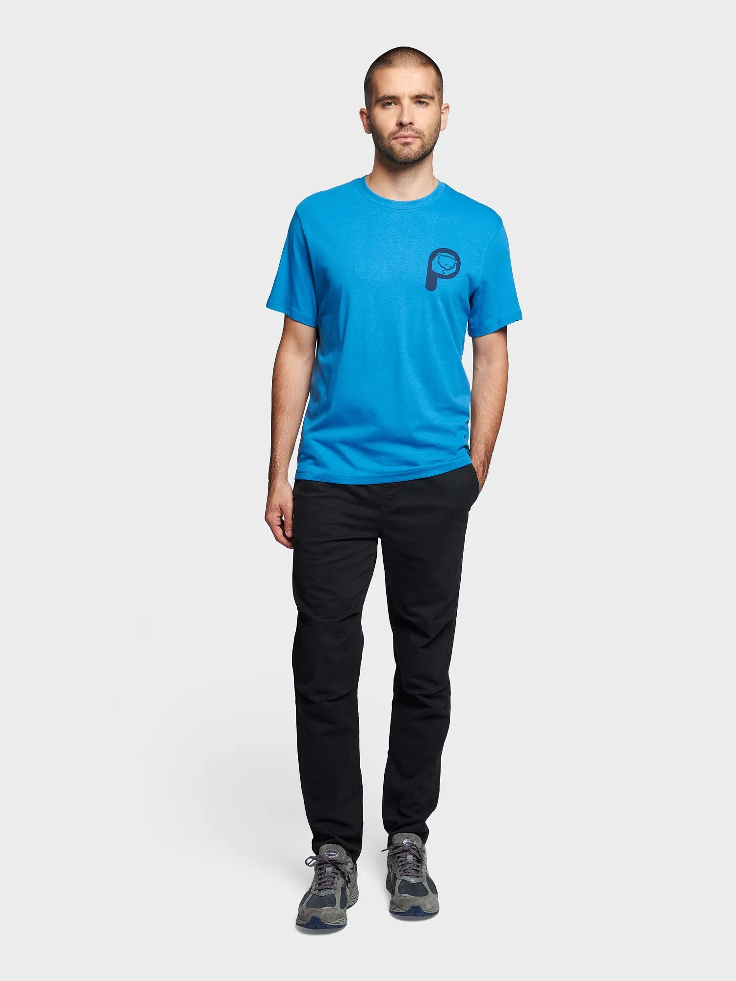 P Bear Graphic T-shirt in Vallarta Blue